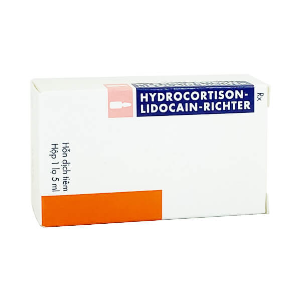 Hydrocortison Lidocain Gedeon Richter (Lọ/5ml) Date 01/2026