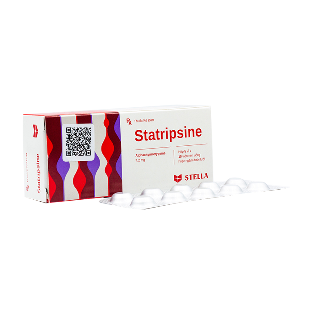 Statripsine Alphachymotrypsine 4,2mg Stella (H/50v) 