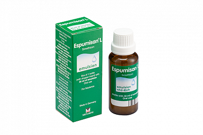 Espumisan L simethicon 40mg/ml siro Menarini (Lọ/30ml) Date 08/2027