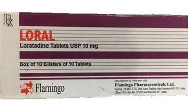 Loral Loratadine 10mg Flamingo Ấn Độ(H/100v) Date 05/2026