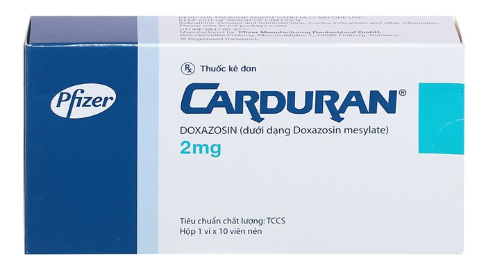 Carduran Doxazosin 2mg Pfizer (H/10v)