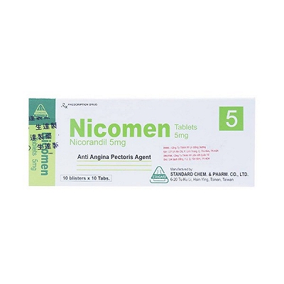 Nicomen 5mg Standard Chem & Pharm (H/100v) Date 02/2026