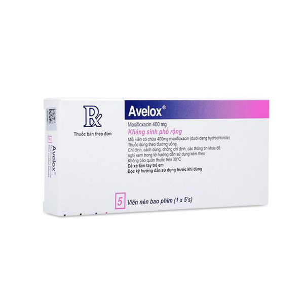 Avelox Moxifloxacino 400mg Bayer (H/5v) 