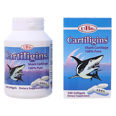 Cartiligins sụn vi cá mập UBB (Lọ/100v)