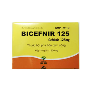 Bicefnir Cefdinir 125mg Vidipha (H/10gói) date 11/2027