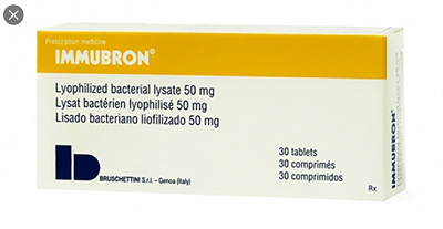  Immubron 50mg Tablets Bruschettini Italy (H/30v) Date 06/2027
