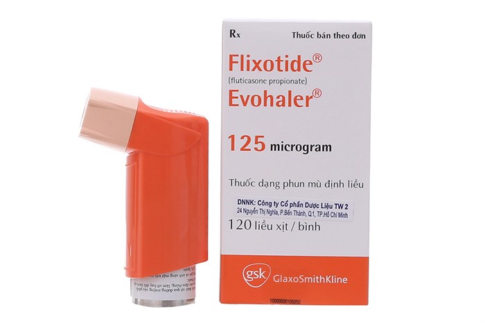 Flixotide Evohaler 125mcg xịt GSK (Lọ/120liều) date 04/2026