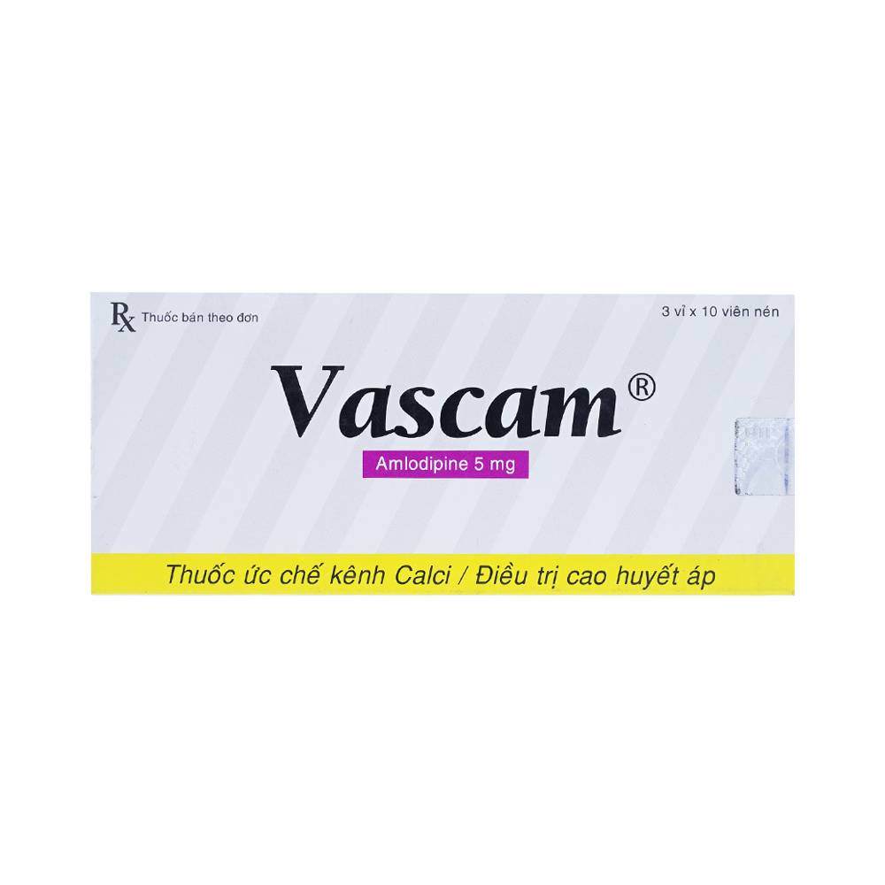 Vascam Amlodipine 5mg United (H/30v)