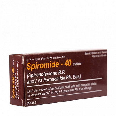 Spiromide 40 Searle Pakistan (H/30v) Date 11/2024