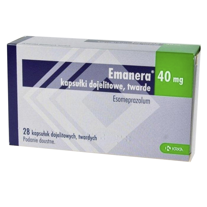 Emanera Esomeprazol 40mg Krka (H/28v) Date 08/2027