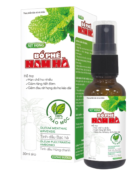 Xịt Họng Bổ Phế NL Nam Hà (Lọ/30ml) 