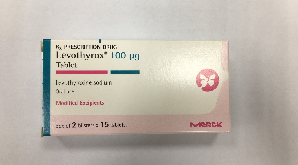 Levothyrox Levothyroxine 100mcg Merck (H/30v) Date 09/2027
