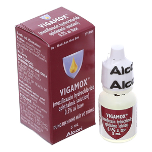 Vigamox Nhỏ Mắt Mỹ (Lọ/5ml)  Date 11/2027