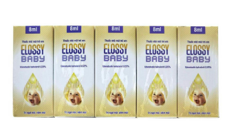 Elossy Baby 0,025% nhỏ mũi trẻ em Dược Khoa (Cọc/10lọ/8ml)