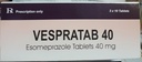 [T02180] Vespratab 40 Esomeprazol 40mg Sterling (H/30v) Date 04/2026
