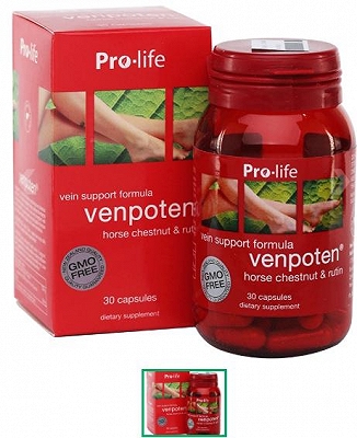 Venpoten điều trị giãn tĩnh mạch New zealand (Lọ/30v) date 06/2027