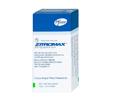 Zitromax 500mg Pfizer (H/3v) Date 08/2027