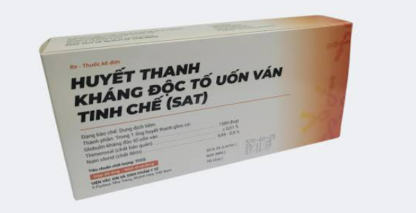 Huyết Thanh Kháng Độc Tố Uốn Ván tinh chế  ( SAT ) Viện Vắc Xin Và SP Y Tế (H/20o)