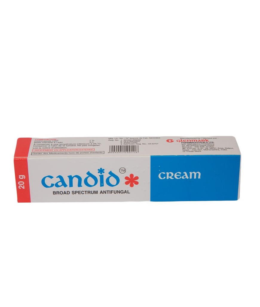 Candid cream kem bôi Glenmark Ấn Độ (Tuýp/20g) 