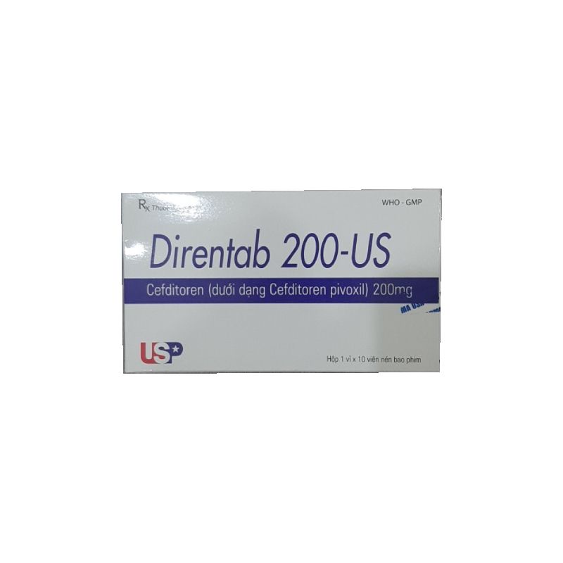 Direntab 200 - US Cefditoren 200mg USP (H/10v)