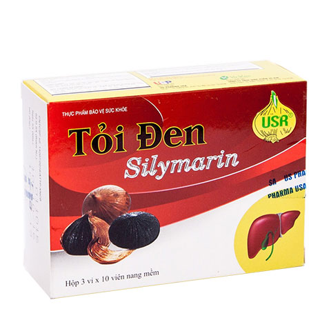 Tỏi đen silymarin Giải độc gan USP (H/30v)