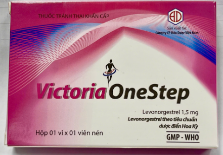 Victoria Levonorgestrel 1,5 mg tránh thai khẩn cấp 72h Hóa Dược (H/1v)