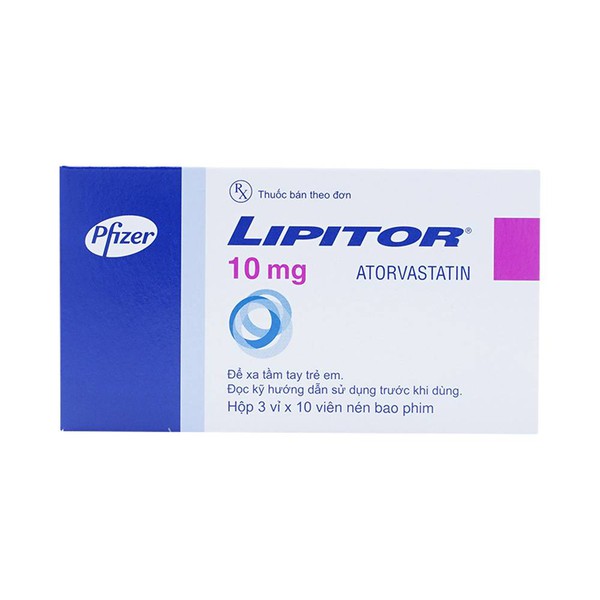 Lipitor Atorvastatin 10mg Pfizer (H/30v) Date 08/2026