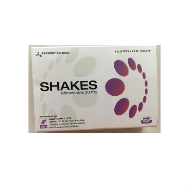 Shakes Mirtazapin 30mg Davi Pharm (H/28v) Date 08/2027
