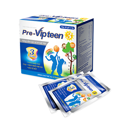 Pre Vipteen 3 tăng chiều cao Sao Kim (H/20gói/2g) Date 06/2026