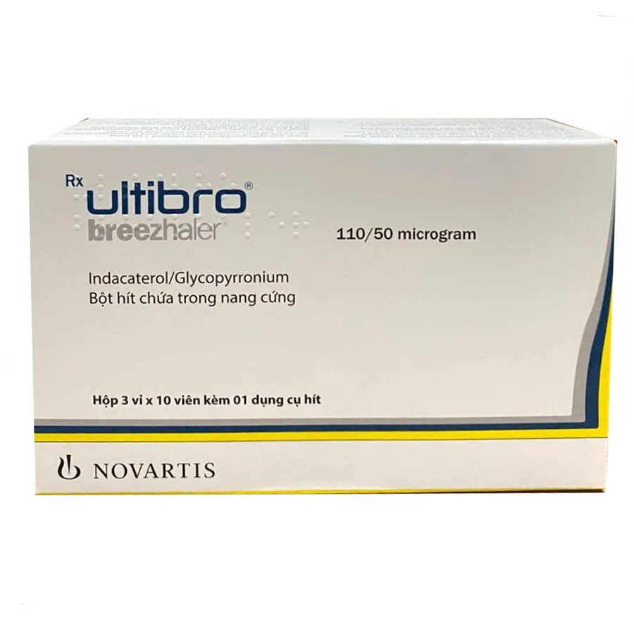 Ultibro Breezhaler 110/50 Mcg Novatis (H/30v) Date 10/2026