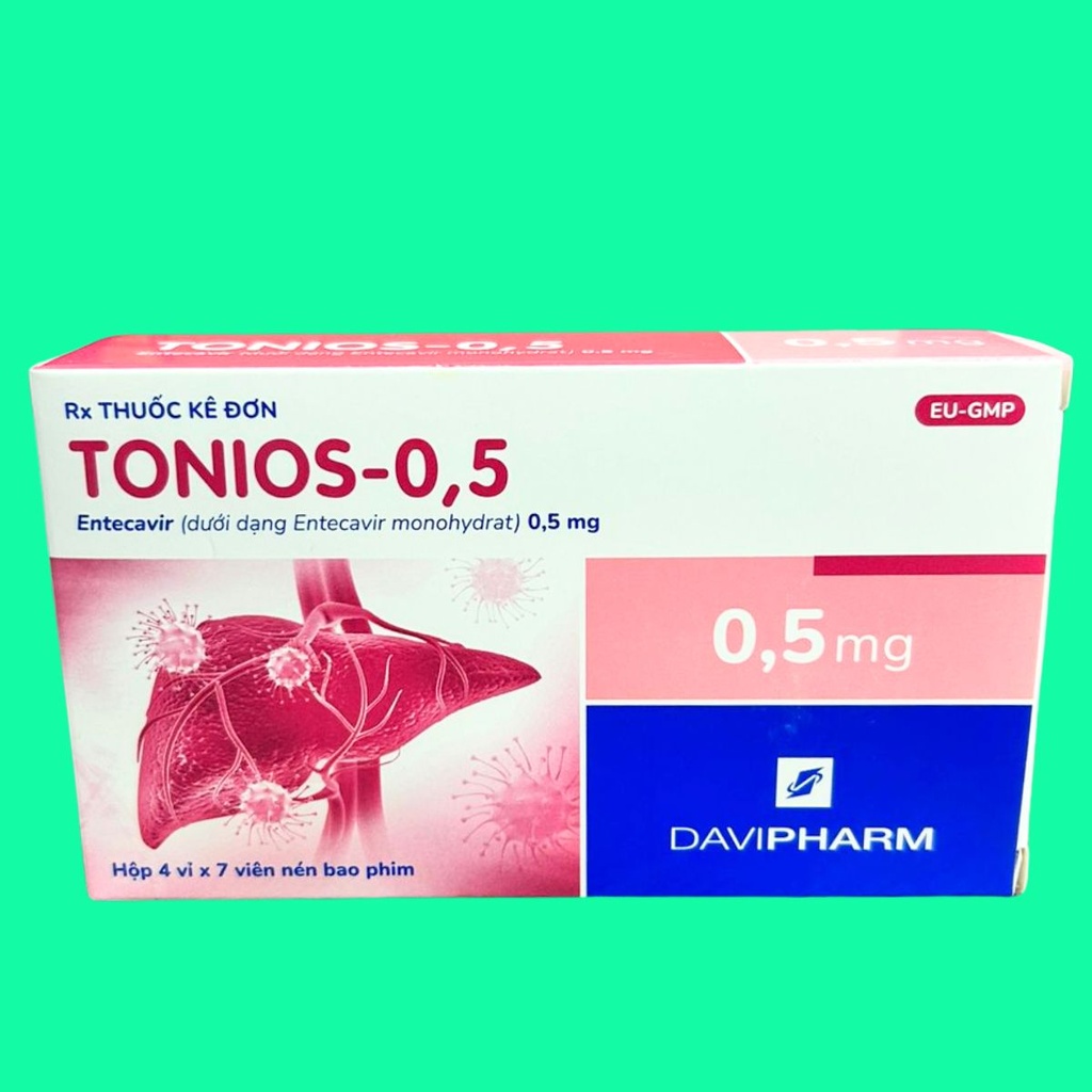 Tonios Entecavir 0.5mg Davipharm (H/28v)
