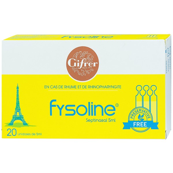 Fysoline Kháng Khuẩn Gifrer (H/20o/5ml) Vàng Date 04/2027