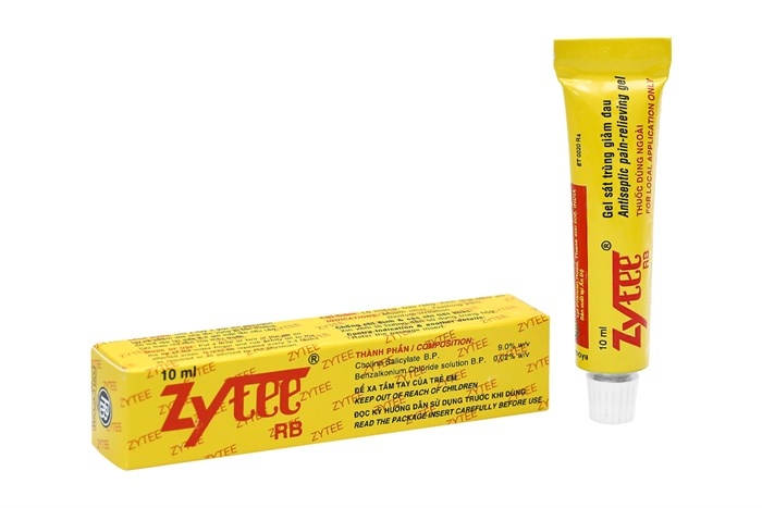 Zytee RB Bôi nhiệt miệng Ấn Độ (Tuýp/10ml) Date 12/2026