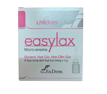 Easylax Children Dung Dịch Thụt Trực Tràng TE Ý (H/6tuýp/3g) Date 11/2026