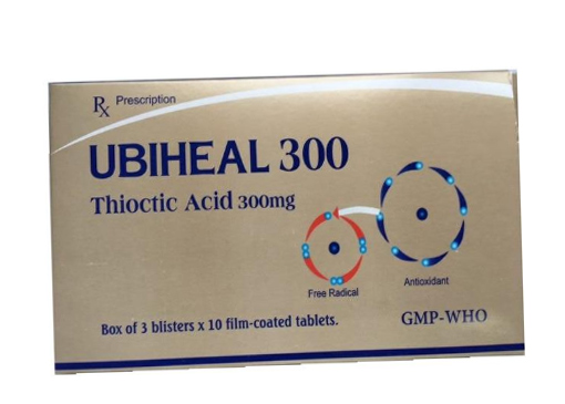 Ubiheal Alpha Lipoic Acid 300mg Nam Hà (H/30v) Date 07/2027