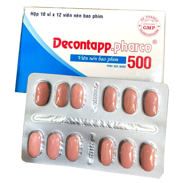 Decontapp pharco 500mg Phong Phú (H/120v)
