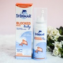 [T03269] Sterimar Blocked Nose Baby Xịt Muối Biển TE Cá Heo Cam Fumoze (Lọ/50ml) Date 06/2027