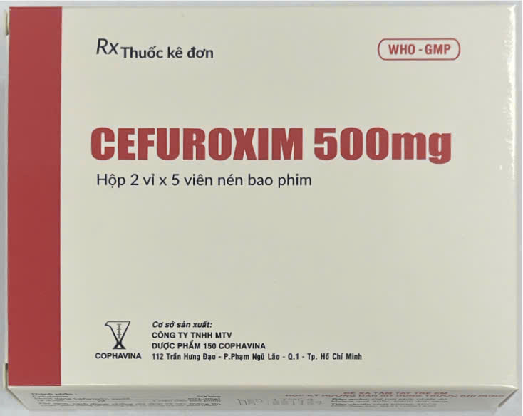 Cefuroxim 500mg Z150 Cophavina (H/10v) Date 11/2027