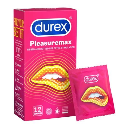 Bao cao su Durex Pleasuremax Thái Lan (H/12c) date 10/2026