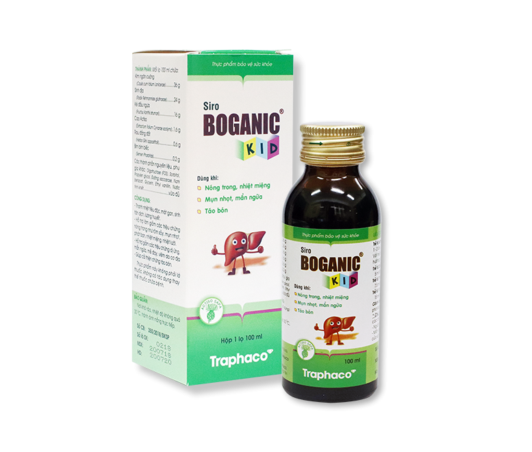 Boganic Kid Siro Traphaco (Lọ/100ml) Date 03/2026