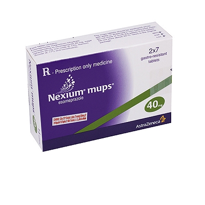 Nexium Mups Esomeprazole 40mg AstraZeneca (H/14v) Date 03/2027