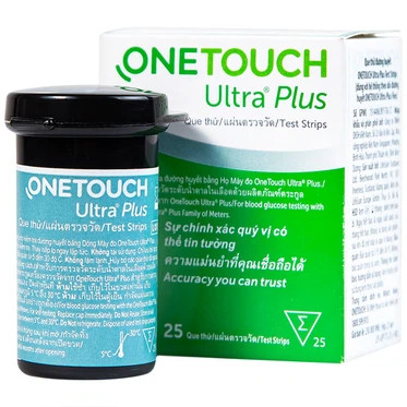 Que thử Onetouch Ultra Plus Lifescan (H/25cái) Date 05/2027