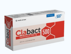 Clabact Clarithromycin 500mg DHG Hậu Giang (H/20v) 