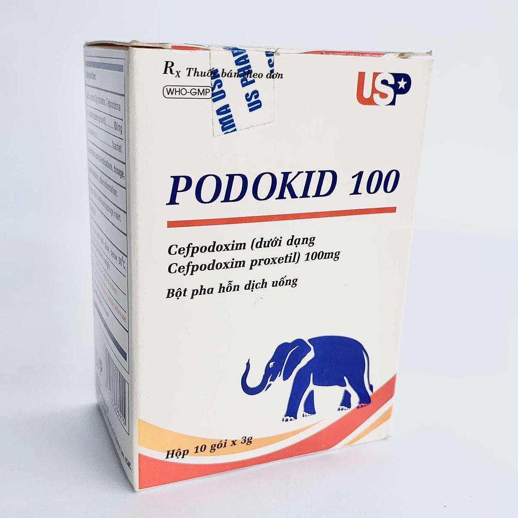 Podokid Cefpodoxim 100mg USP (H/10 gói)