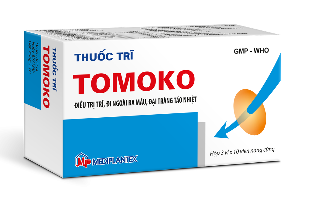 Tomoko điều trị trĩ Mediplantex (H/30v) 
