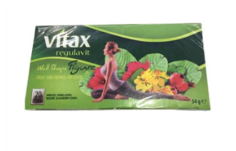 Vitax Regulavit Figure Trà giảm cân trái cây và thảo dược Ba Lan (H/20gói) Date 04/2026