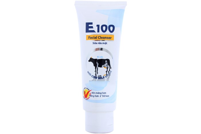 Sữa rửa mặt E100 Bò 80ml (Tuýp/80ml) 