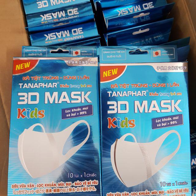 Khẩu trang trẻ em 3D Mask Kids Tân Á (H/10c)