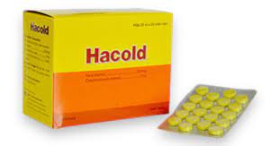 Paracetamol & Clorpheniramin maleat 325mg/2mg  Hà Tây (H/500v) ( Hacold )