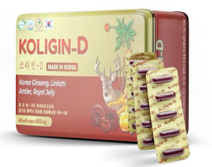 Koligin - D 850mg Hàn Quốc (H/60v) Date 11/2027
